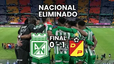 Atlético Nacional cerró su participación en la Liga Betplay Foto: Futbolred, Escudoteca PN y Win 