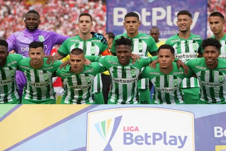 Atlético Nacional en su visita a Independiente Santa Fe Foto: Futbolred