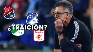 Juan Carlos Osorio, entrenador ex Atlético Nacional que busca club esta temporada Foto: El Colombiano y Escudoteca PN 