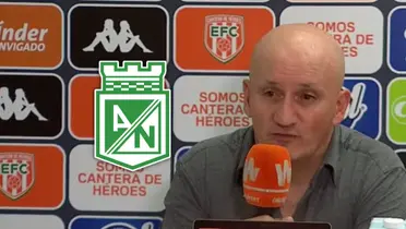 Pablo Repetto, DT de Atlético Nacional en rueda de prensa