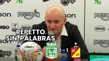Pablo Repetto, entrenador de Atlético Nacional Foto: Escudoteca PN y Captura de YouTube Dimayor
