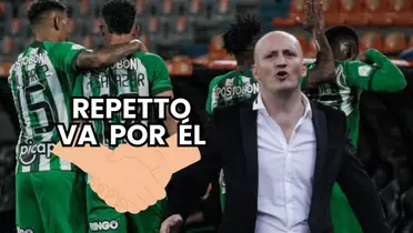 Pablo Repetto, entrenador de Atlético Nacional Foto: infobae, Futbolred y Pexels
