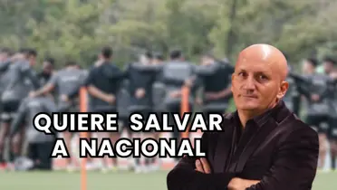 Pablo Repetto, entrenador de Atlético Nacional Foto: Nacionaloficial e Infobae