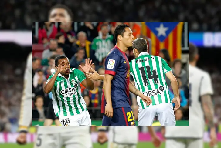 El gol de Dorlan Pabón al Barça Foto: El Espectador&nbsp;
