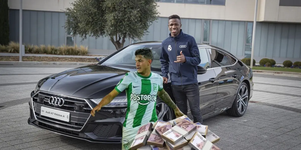 A los jugadores suremericanos les gusta tener carros de lujo, este es el caso de Jader