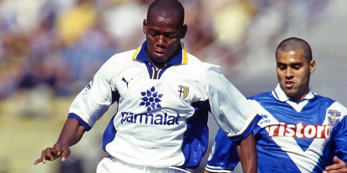 "A mí también me robaron": Faustino Asprilla se identifica con Marino Hinestroza. Foto: Instagram