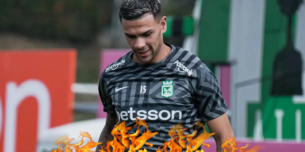 Agustín Álvarez Wallace, uno de los jugadores de peor rendimiento en Atlético Nacional