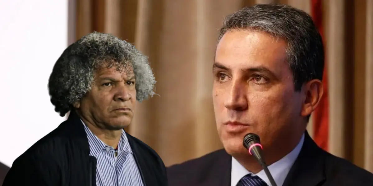 Alberto Gamero, entrenador de Millonarios y Fernando Jaramillo, presidente de la DIMAYOR Foto: Dimayor y Futbolred