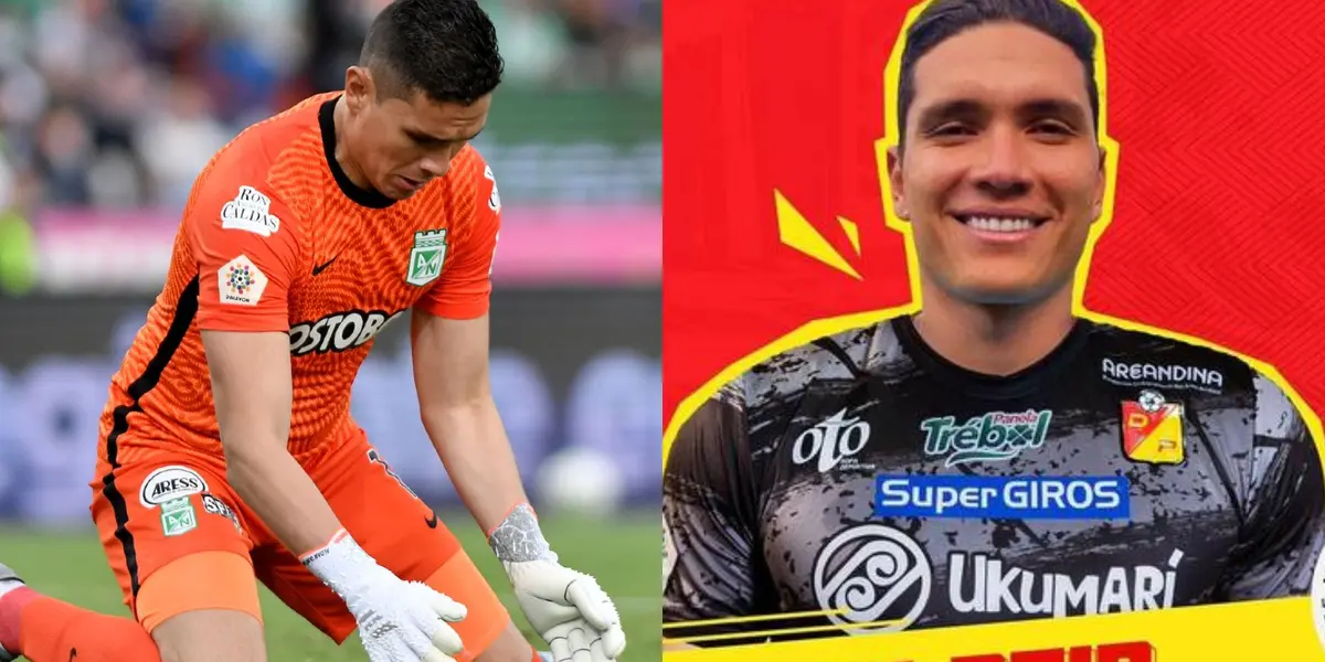 Aldair Quintana salió de Atlético Nacional con destino al Deportivo Pereira.