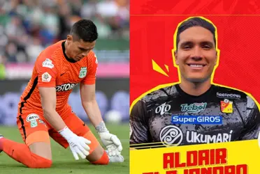 Aldair Quintana salió de Atlético Nacional con destino al Deportivo Pereira.