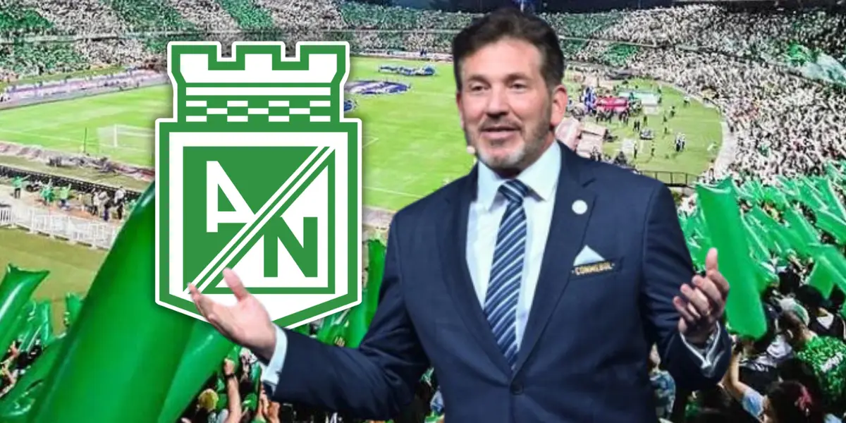 Alejandro Domínguez, presidente de la CONMEBOL Foto: Atlético Nacional y CONMEBOL