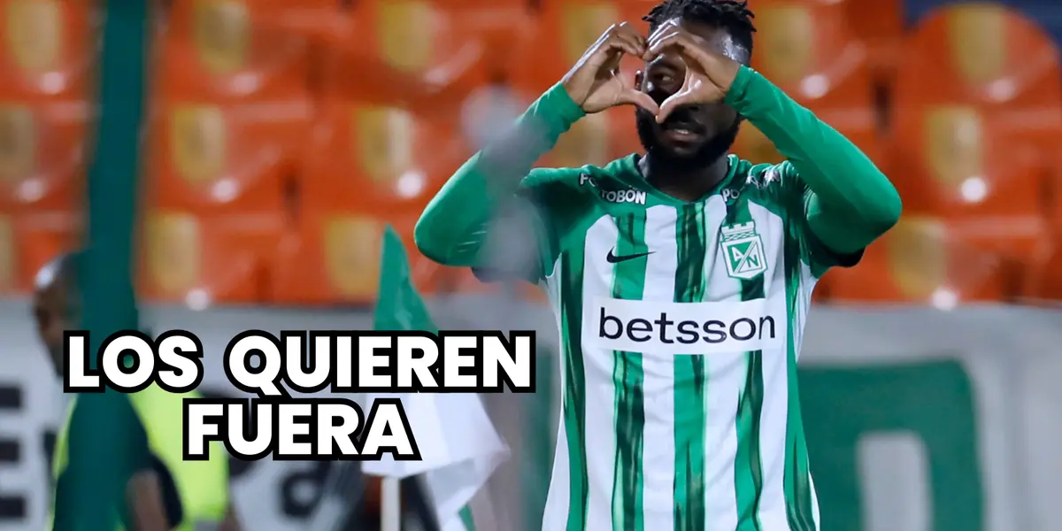 Álvaro Angulo, uno de los autores de la noche de este miércoles en Atlético Nacional