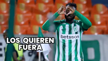 Álvaro Angulo, uno de los autores de la noche de este miércoles en Atlético Nacional