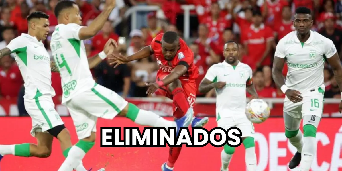 America de Cali y Atlético Nacional en un choque válido por la Liga Betplay