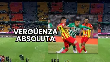 Atlético Nacional eliminado de la Liga Betplay Foto: El Tiempo y Win Sports