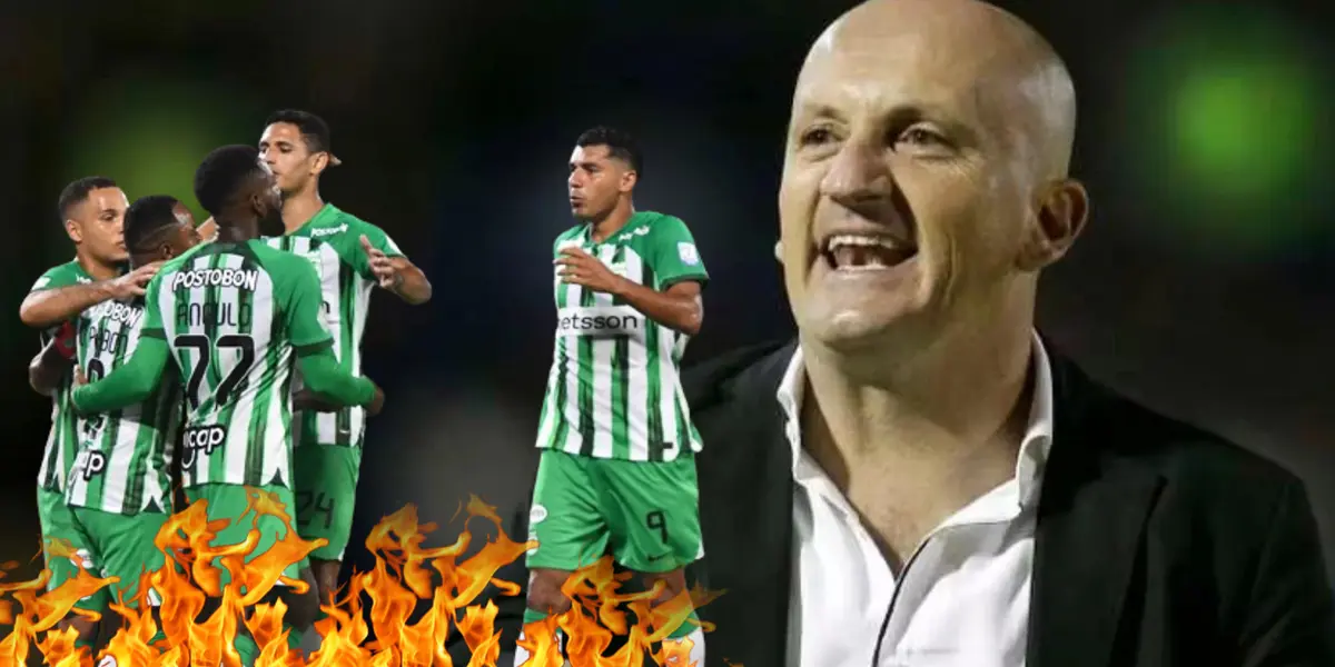 Atlético Nacional está complicado en su clasificación y Pablo Repetto debe apagar el incendio
