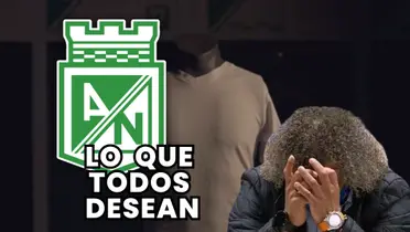 Atlético Nacional está de celebración y Alberto Gamero, entrenador de Millonarios Foto: Captura de Youtube Nacionaloficial y Futbolred