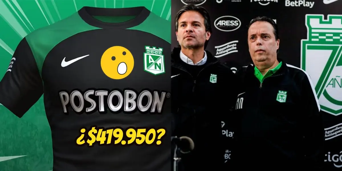 Atlético Nacional fijó posición con la polémica camiseta del equipo que costaría $419.950 pesos.