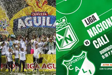 Atlético Nacional se medirá contra el Deportivo Cali y Win Sports desempolvó un recuerdo que no le cayó bien a los hinchas del cuadro Azucarero.