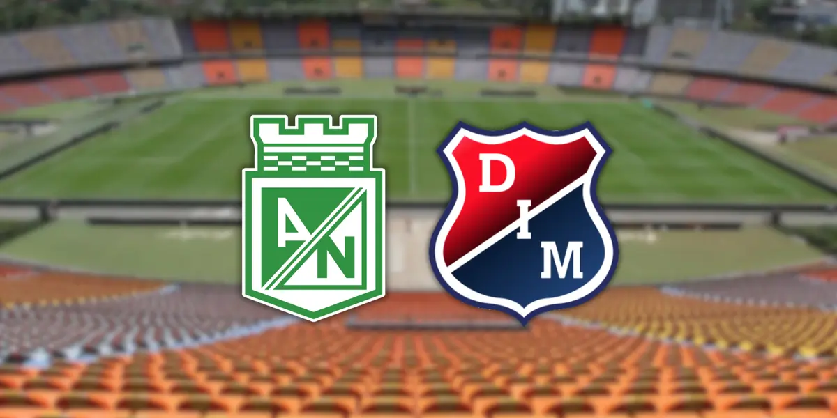 Atlético Nacional vs Independiente Medellín Foto: El Colombiano y Escudoteca