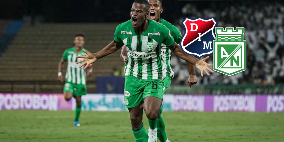 Atlético Nacional vs Independiente Medellín Foto: Minuto 30 y Escudoteca