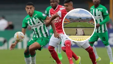 Atlético Nacional vs Santa Fe Foto: Caracol Radio, Inder