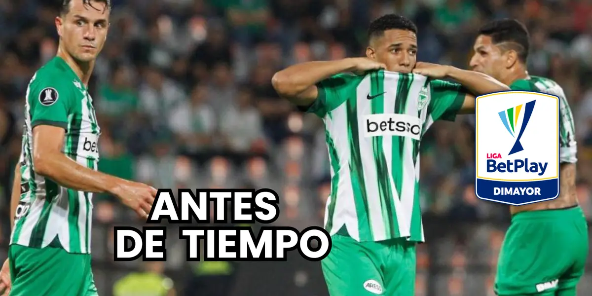 Bernardo Espinoza y Eric Ramírez, jugadores de Atlético Nacional