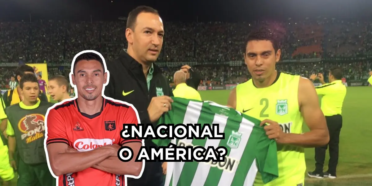 Bocanegra habló de Nacional y América. Foto de Bocanegra de América Web Site y Twitter @nacioaloficial