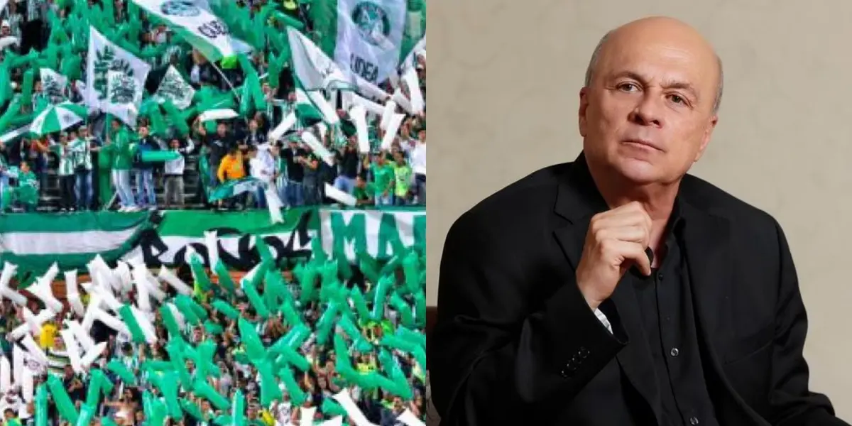 Carlos Antonio Vélez le mandó unas duras pullas a las barras de Atlético Nacional.