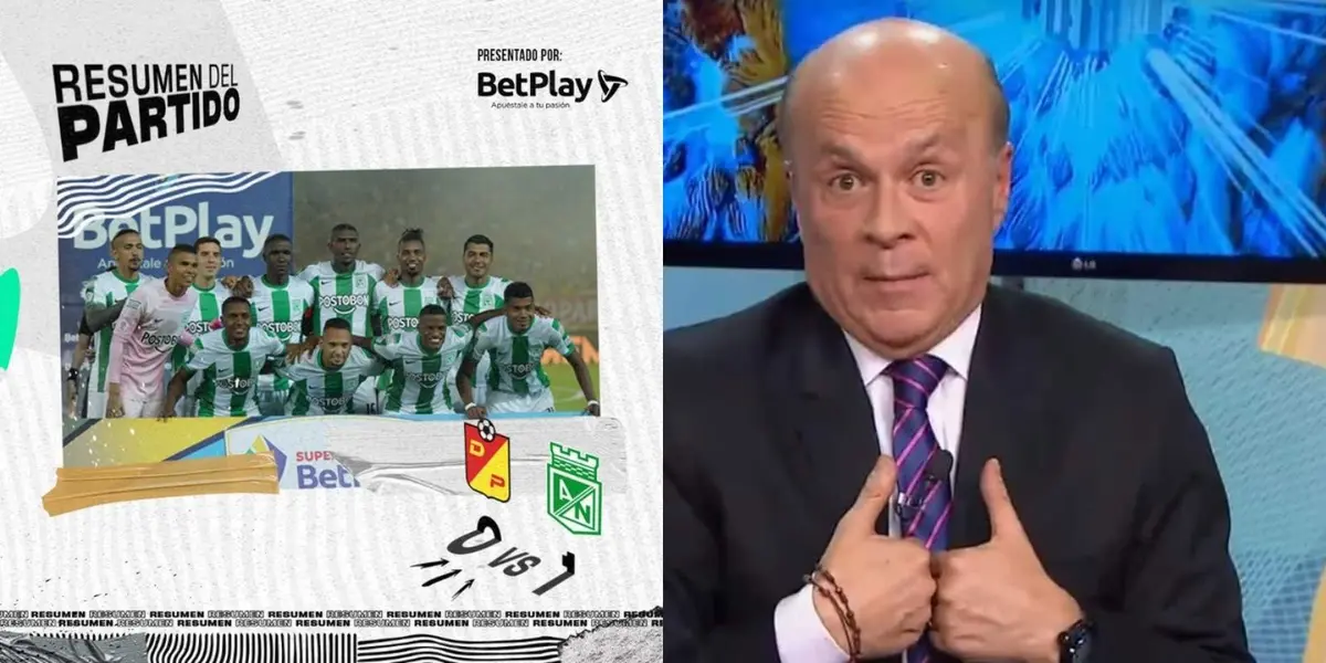 Carlos Antonio Vélez no paró en elogios con Atlético Nacional y sorprendió a todos.