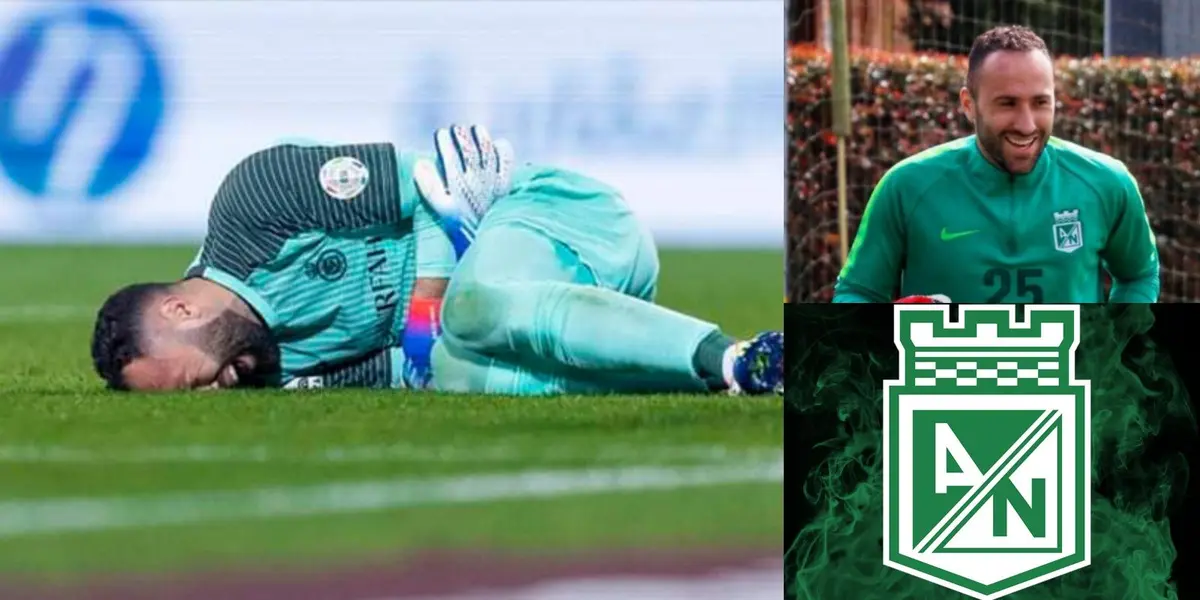 Con el parte negativo sobre la lesión de Ospina la hinchada verdolaga está muy atenta del ídolo que espera volver a futuro a su casa.