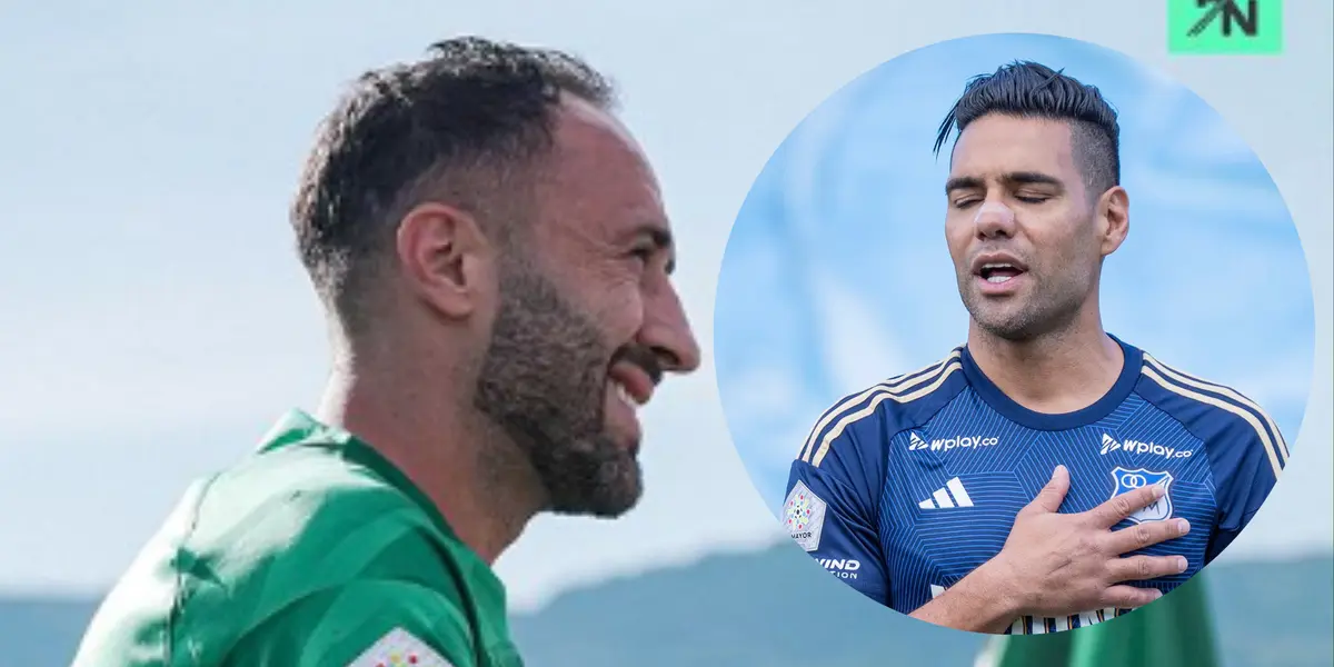 David Ospina y Falcao García. Foto: redes de David Ospina y Falcao García.