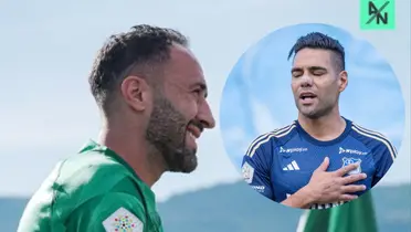 David Ospina y Falcao García. Foto: redes de David Ospina y Falcao García.