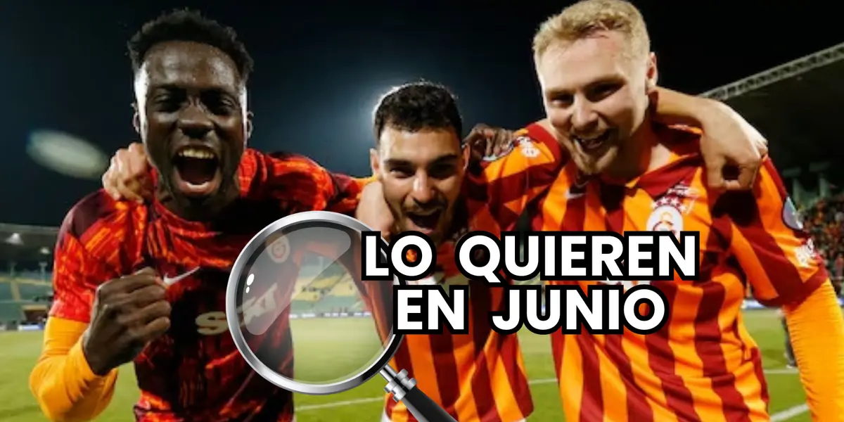 Davinson Sánchez, celebrando el título de la Supercopa de Turquía con el Galatasaray