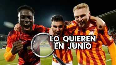 Davinson Sánchez, celebrando el título de la Supercopa de Turquía con el Galatasaray