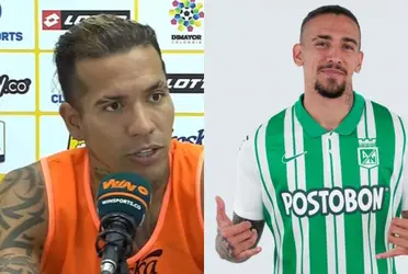 Dayro Moreno le lanzó un guiño a Atlético Nacional.