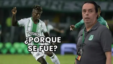 Deinner Quiñones, ex jugador de Atlético Nacional y Mauricio Navarro Foto: Nacionaloficial