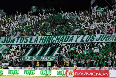 Desde hace tiempo, la hinchada del Verde Paisa está totalmente a disgusto con la directiva