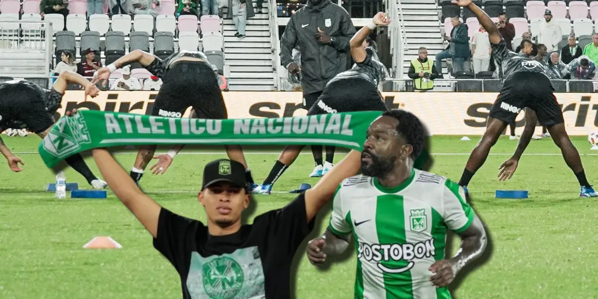 Dorlan Pabón e hincha de Nacional