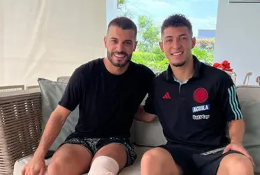 Durante el partido del todos contra todos entre América y Nacional Iago Falque se frácturo la tibia