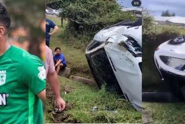El delantero brasileño sufrió un fuerte choque en su camioneta cuando se dirigía a entrenamientos