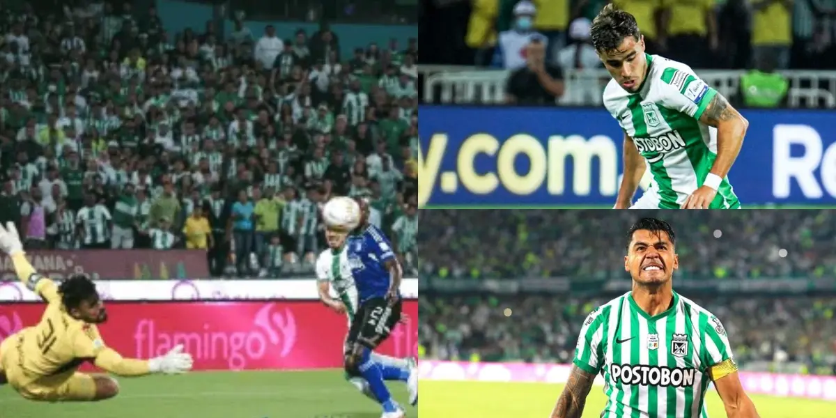 El delantero fue borrado por el guardameta de Millonarios