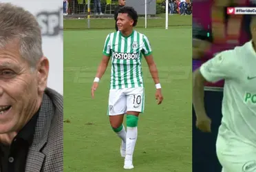 El entrenador aseguró que Jarlan Barrera estaría cerca de volver a jugar con Atlético Nacional