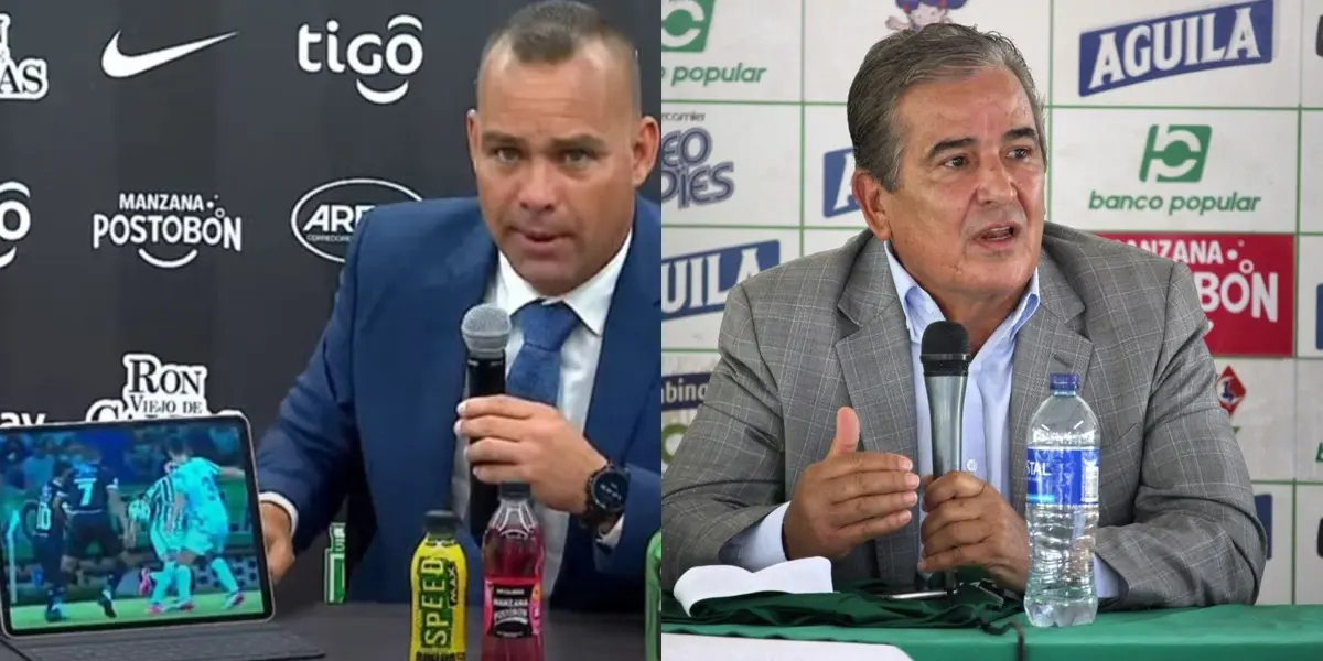 El entrenador no podia entender las desiciones del juez central