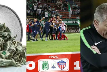 El equipo antioqueño perdió 1-0 ante Junior en liga colombiana