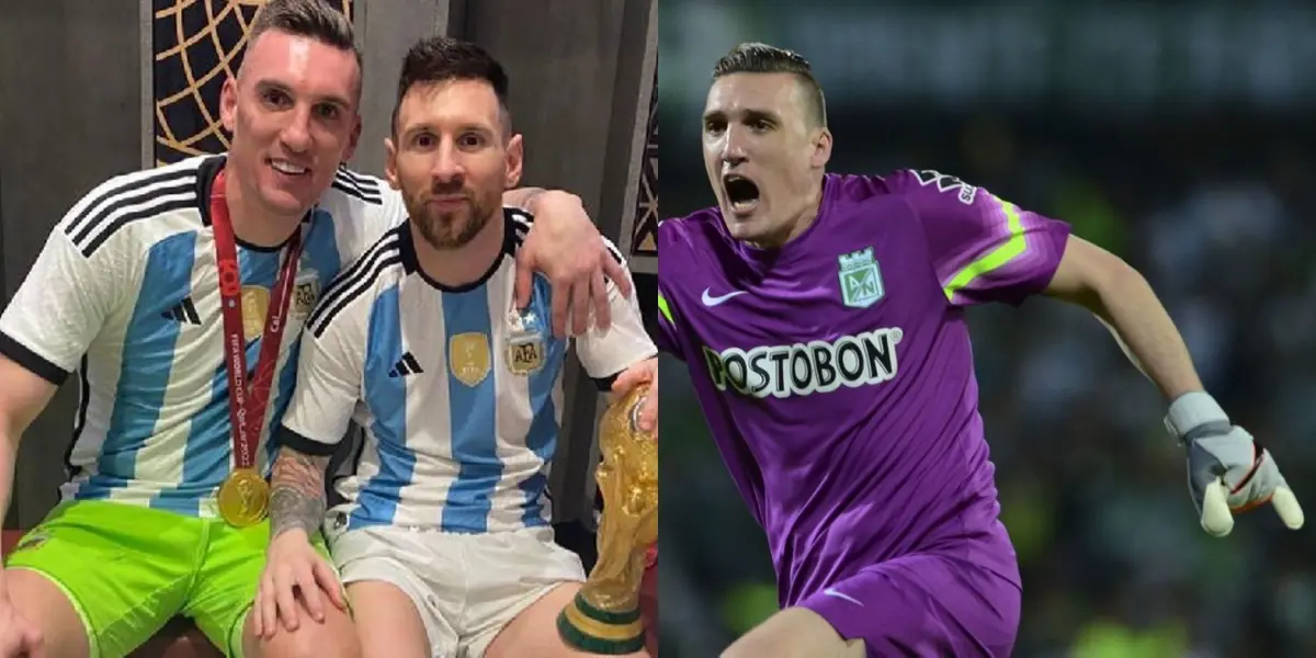 El ex jugador de Atlético Nacional Franco Armani recibió un merecido homenaje en Argentina.
