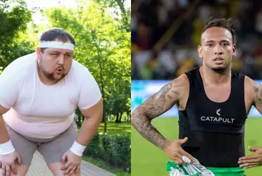 El futbolista impresionó a todos por su pésimo estado de forma en el primer día de trabajos