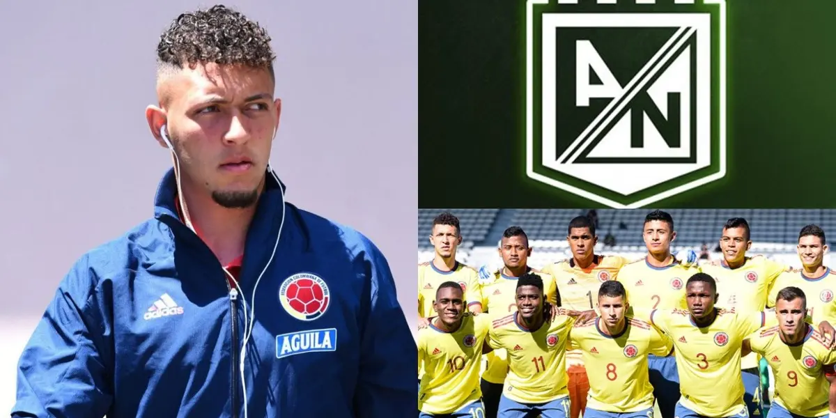 El jugador de Atlético Nacional está mostrando grandes condiciones Andrés Salazar en la selección Colombia