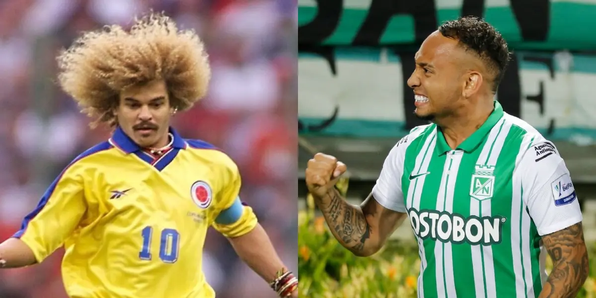 El jugador de Atlético Nacional, tuvo un reciente problema de kilos y el ídolo colombiano le dedicó unas palabras