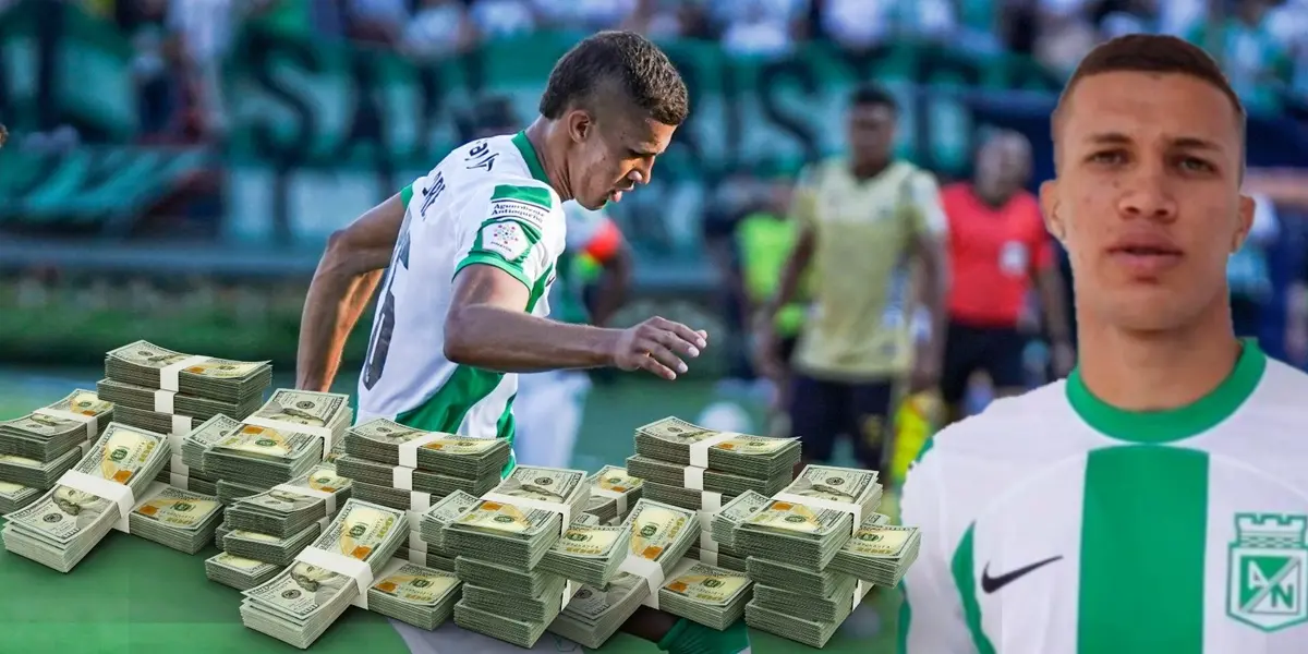 El jugador es un crack con la camiseta de Atlético Nacional